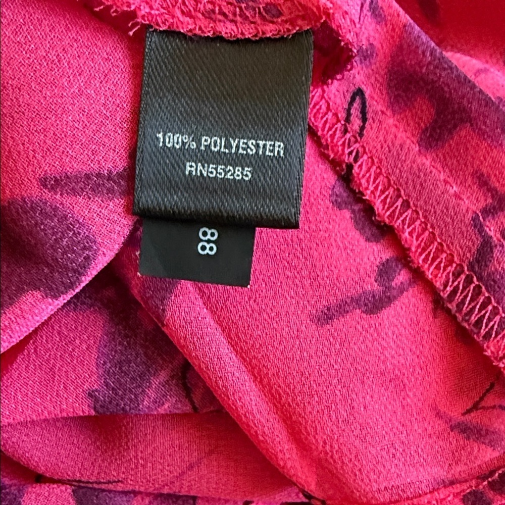 Express Pink Floral Ruffle Blouse - Picture 4 of 4